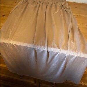 Tan Skirt with slits on sides